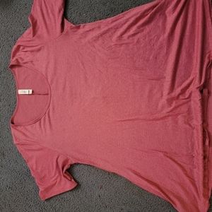 Coral LuLaRoe Classic Tee, L